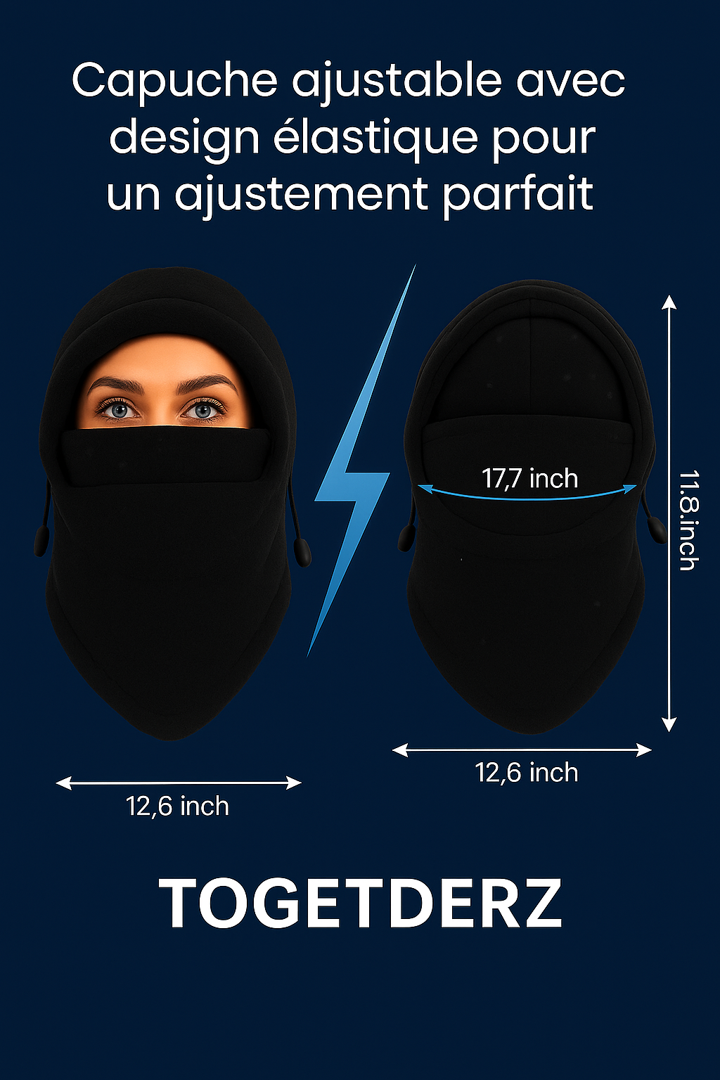 Cagoules Baclavas Togetderz® — chaleur, respiration, style.