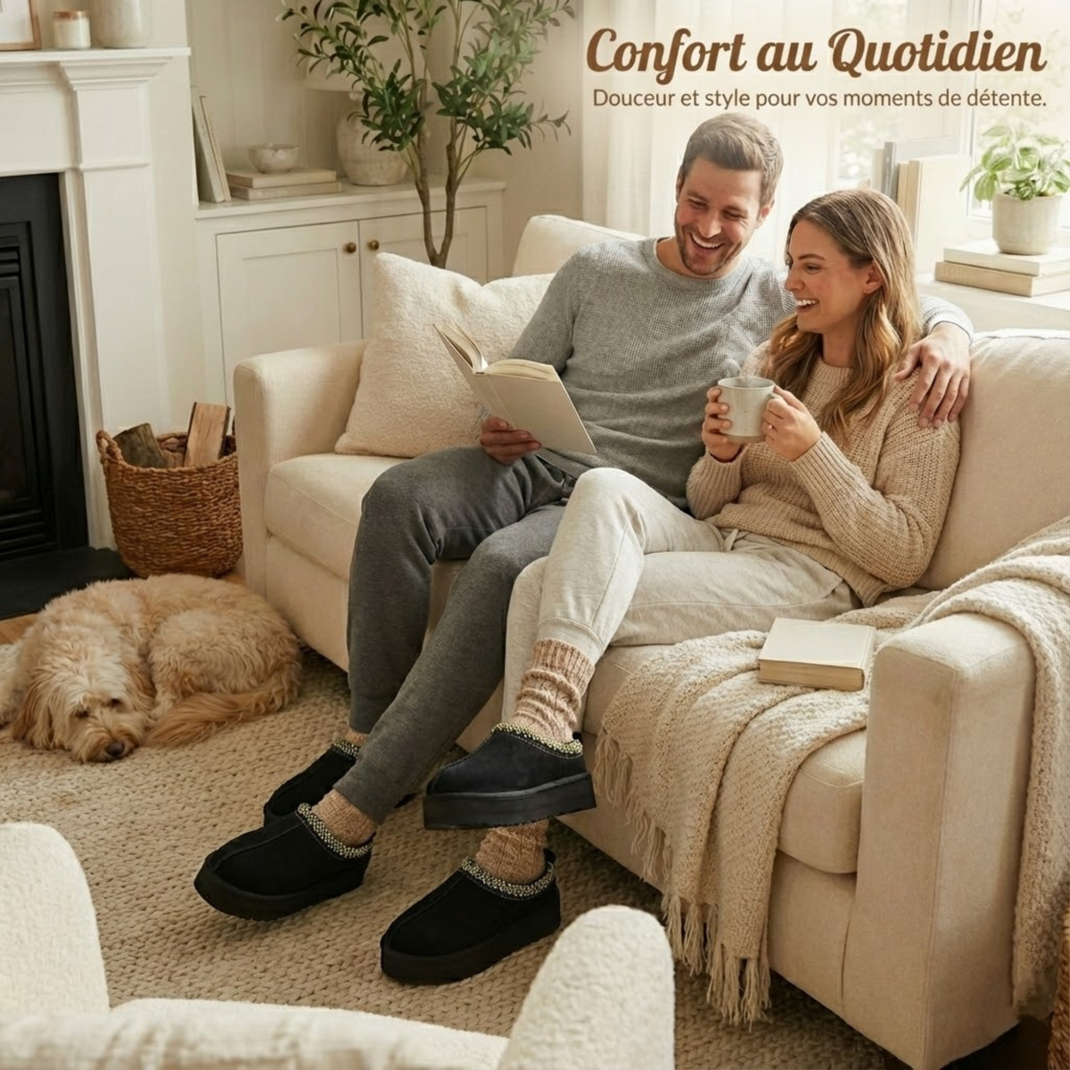 Mules Suédoises – Confort & Chaleur